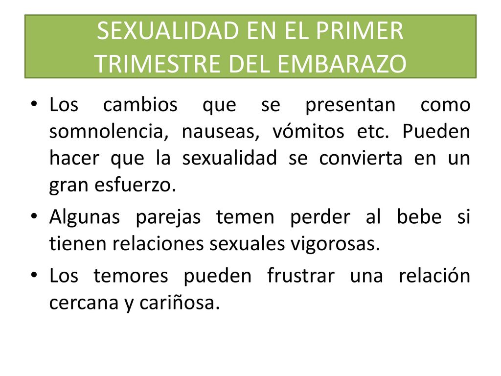 Posiciones sexuales embarazo tercer trimestre